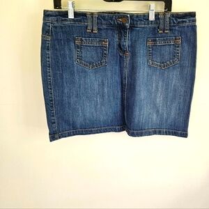 New York & Co Mini blue jean skirt